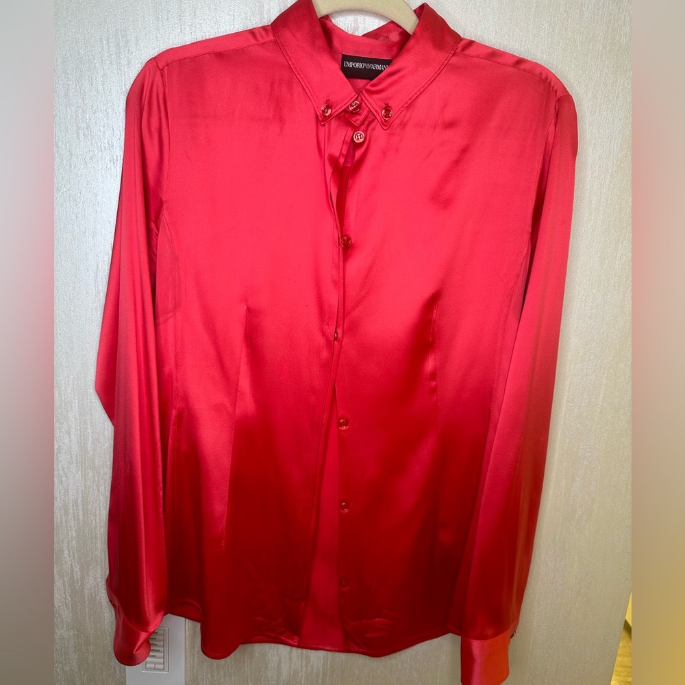Emporio Armani red shirt size XL 46